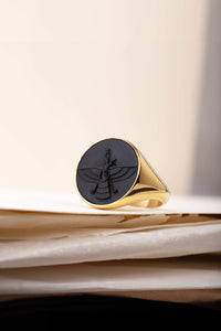 ONYX FARAVAHAR RING