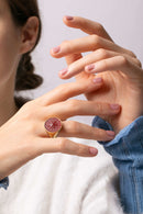 CARNELIAN COMPASS RING