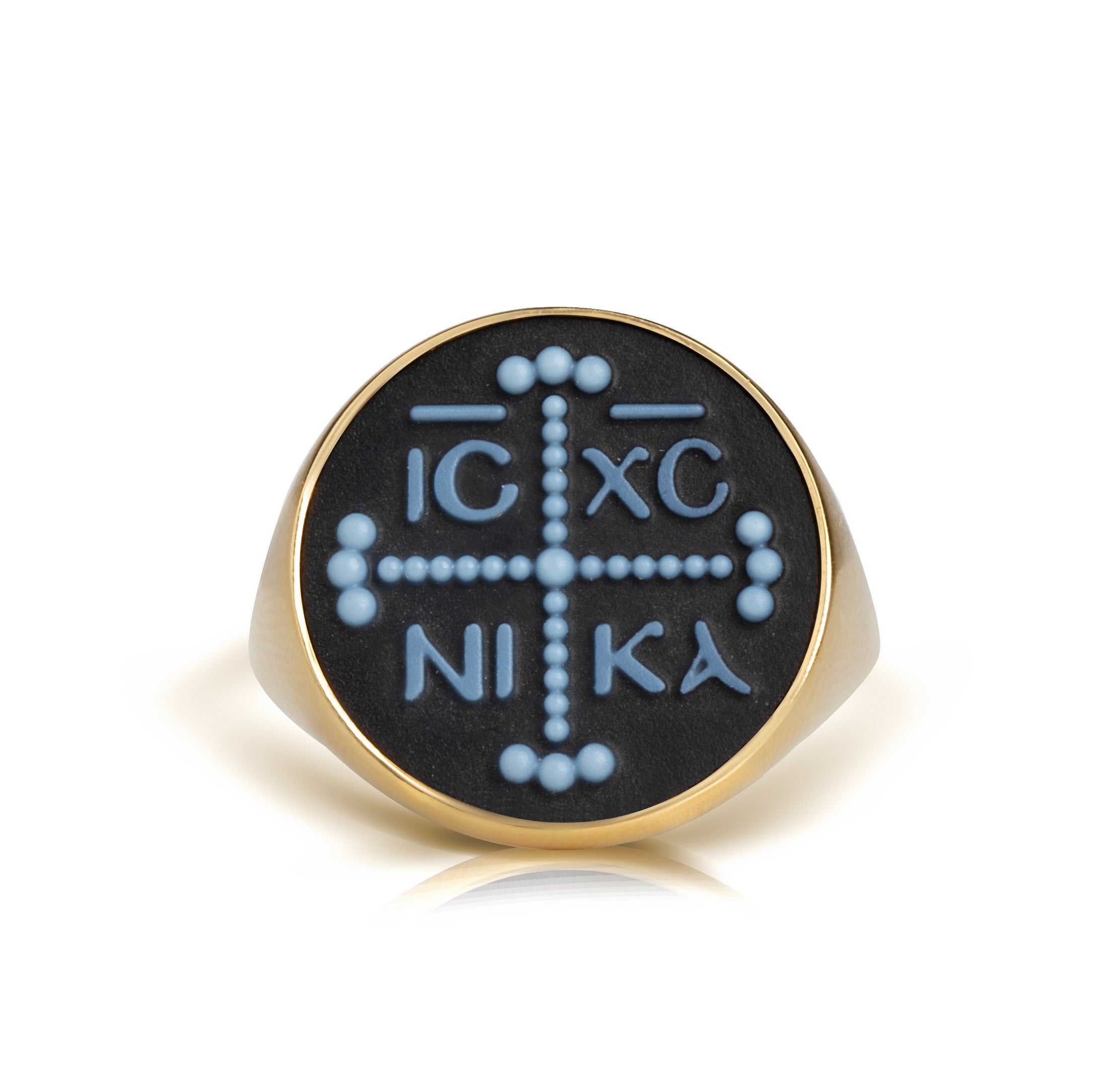 SARDONYX ICXC NIKA RING