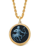 SARDONYX SAGITTARIUS NECKLACE
