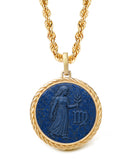 LAPIS LAZULI VIRGO NECKLACE
