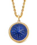 LAPIS LAZULI COMPASS NECKLACE