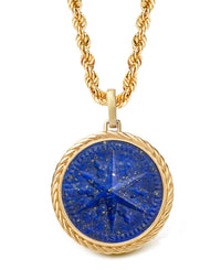 LAPIS LAZULI COMPASS NECKLACE