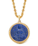 LAPIS LAZULI BUDDHA NECKLACE