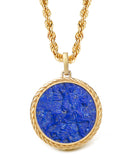 LAPIS LAZULI SAINT GEORGE NECKLACE