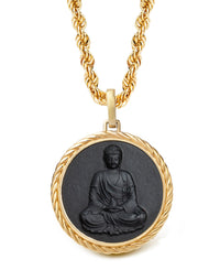 ONYX BUDDHA NECKLACE