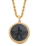 ONYX FARAVAHAR NECKLACE
