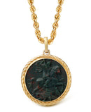 BLOODSTONE SAINT GEORGE NECKLACE