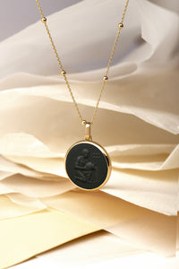 ONYX AQUARIUS NECKLACE
