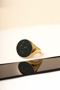 ONYX AQUARIUS RING