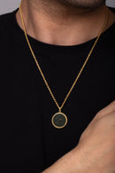 ONYX AQUARIUS NECKLACE