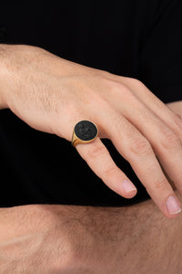 ONYX AQUARIUS RING