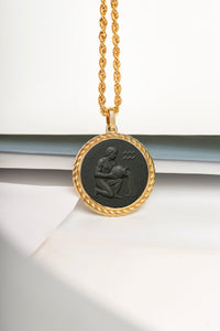 ONYX AQUARIUS NECKLACE