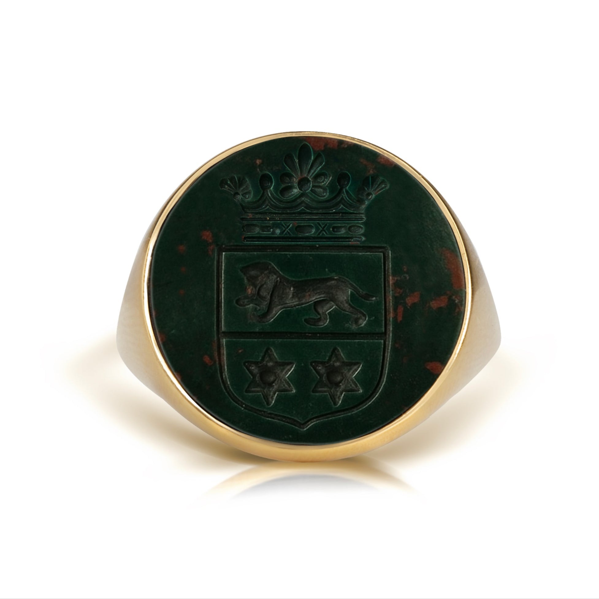 BLOODSTONE FAMILY CREST RING