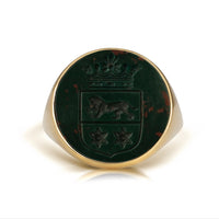 BLOODSTONE FAMILY CREST RING