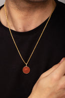CARNELIAN CANCER NECKLACE