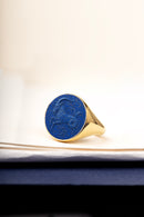 LAPIS LAZULI CAPRICORN RING