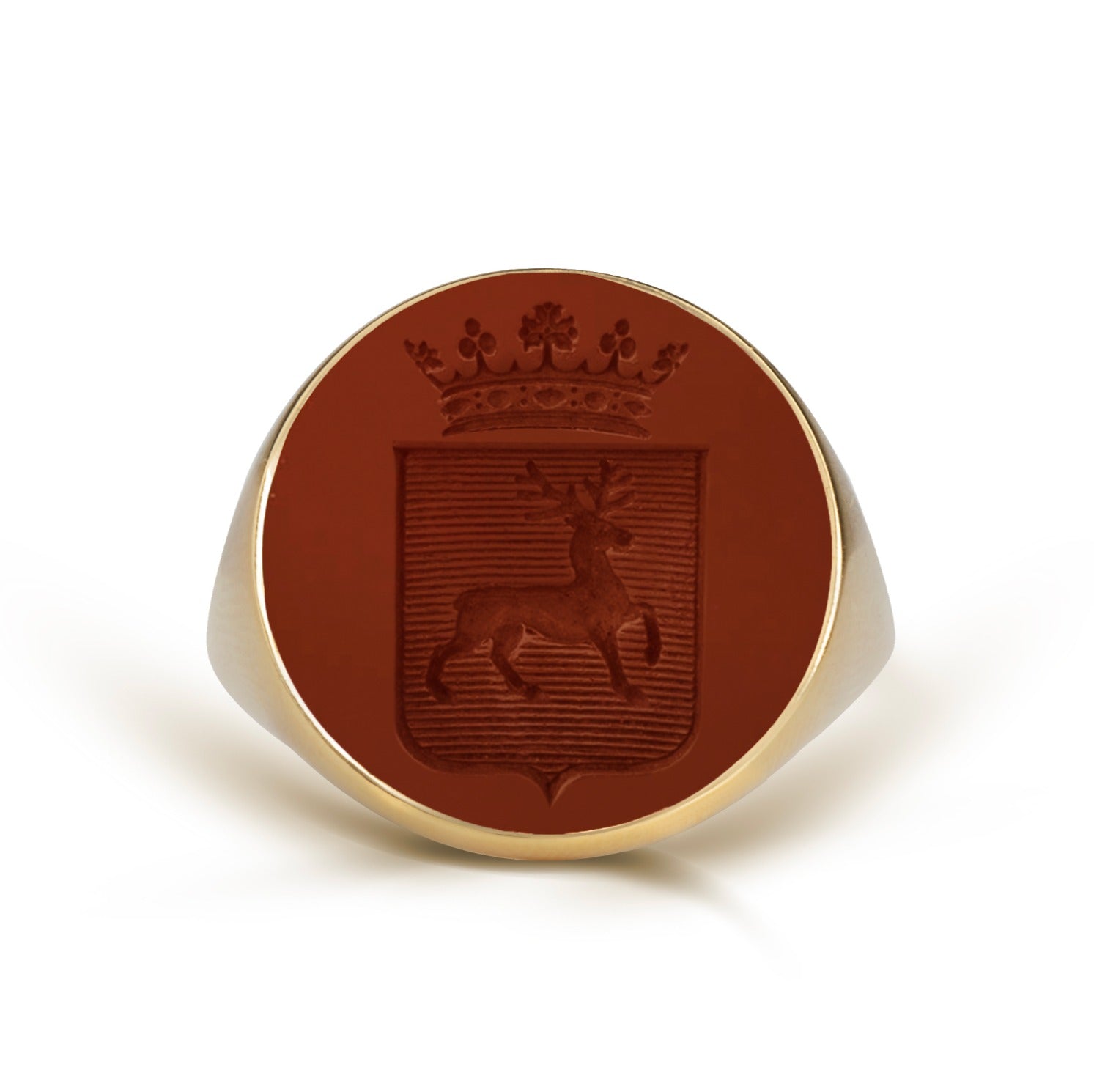 CARNELIAN FAMILY CREST RING