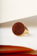 CARNELIAN FAMILY CREST RING