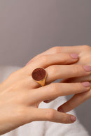 CARNELIAN FAMILY CREST RING