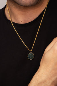 BLOODSTONE LIBRA NECKLACE