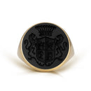 ONYX FAMILY CREST RING