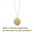 ONYX LUTHER ROSE NECKLACE