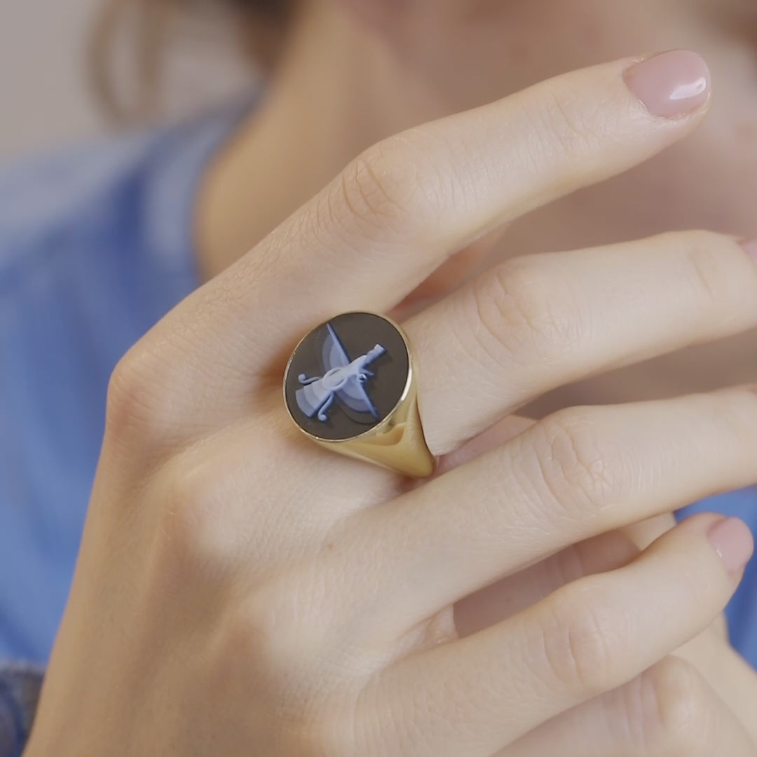SARDONYX FARAVAHAR RING