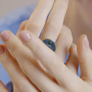 BLOODSTONE BUDDHA RING