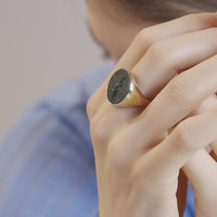 BLOODSTONE FARAVAHAR RING