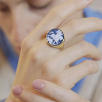 SARDONYX SAINT GEORGE RING