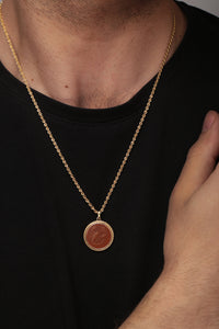 CARNELIAN SCORPIO NECKLACE