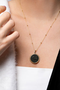 ONYX TAURUS NECKLACE