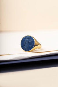LAPIS LAZULI VIRGO RING