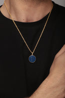 LAPIS LAZULI VIRGO NECKLACE