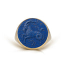 LAPIS LAZULI CAPRICORN RING